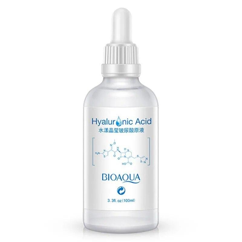 BIOAQUA 100ml Hyaluronic Acid Moisturizing Day Creams Essence Face Cleanser Moisturizing and Smoothing Restoring Oil Balance