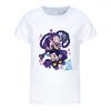 5625 Girls Lily Lovebraids Print Short Sleeves T-Shirt Top
