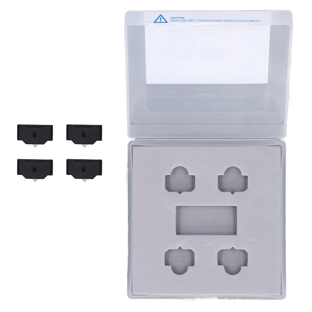 4pcs Slide Film Cutter Blades Kit Clear Cuts Replacement for 35mm 120mm Slide Film Trimmer