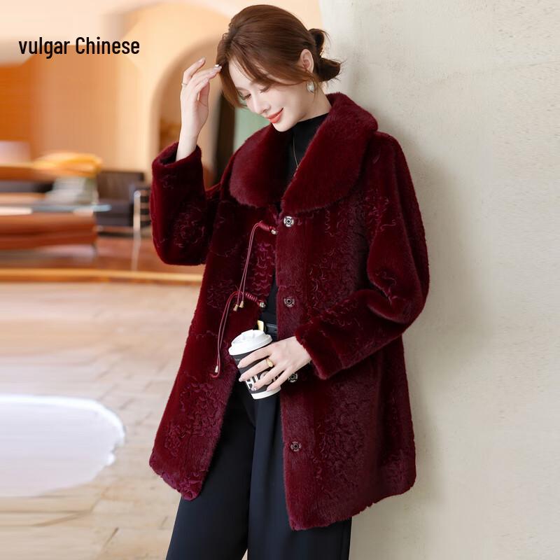 Elegant Women's Integrated Mink Velvet Winter Coat