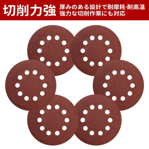 COYXiCE Sanding Discs, 225mm, 30 Sheets, #60 Grit, Waterproof, for Electric Sanders, 10 Holes, Round, Velcro, for Drywall, Walls, Ceilings, Woodworkin