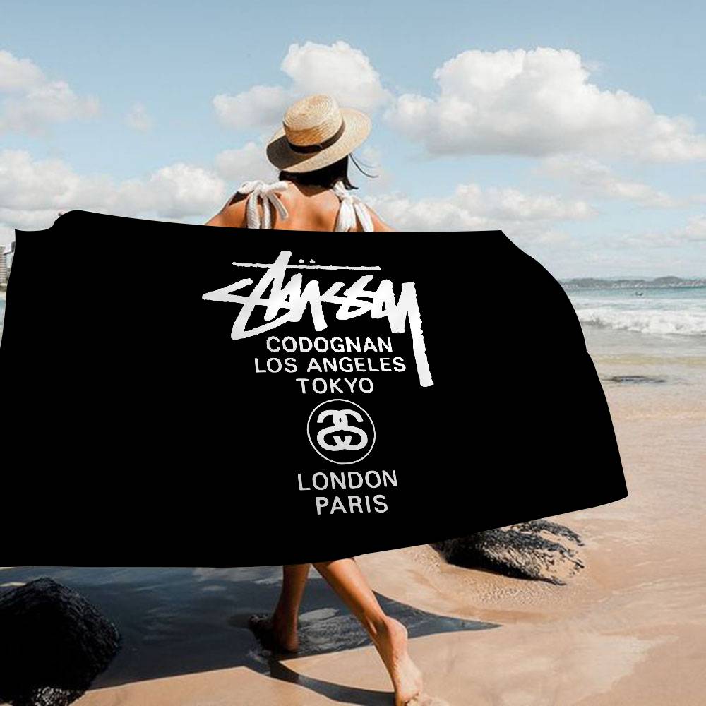 B-Billiard F-Fashion Brand N-Number 8 Microfiber Blanket Beach Towels Oversized Printing Super Absorbent Pool Towel Blanket