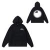 Mens Oversized Hooded Sweatshirt With Letter Print Heavyweight Cotton Winter Streetwear Style