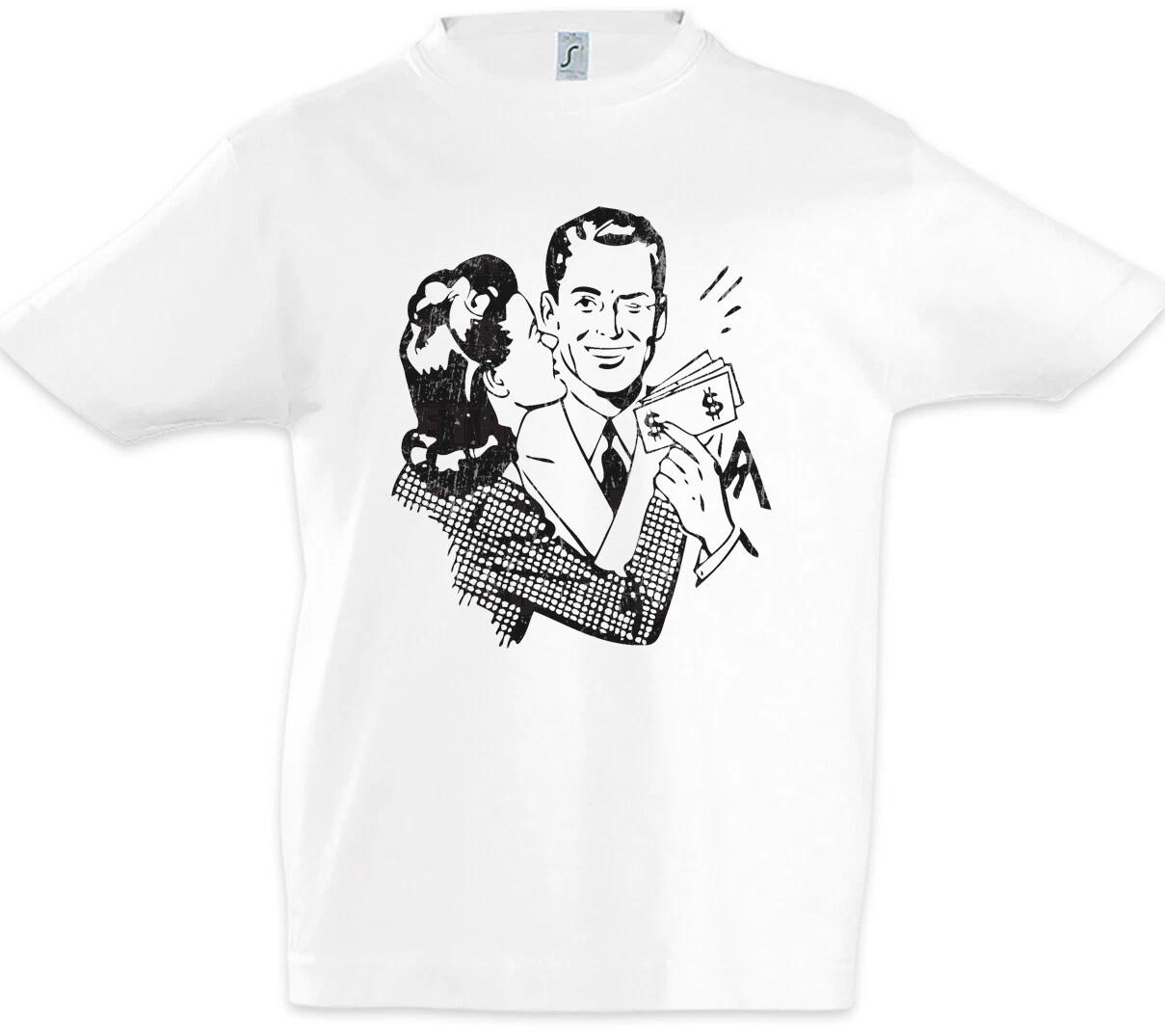 

Money Love Kids Boys kids boys T-Shirt Trophy Wife Gold Digger Status Symbol Sexism 100
