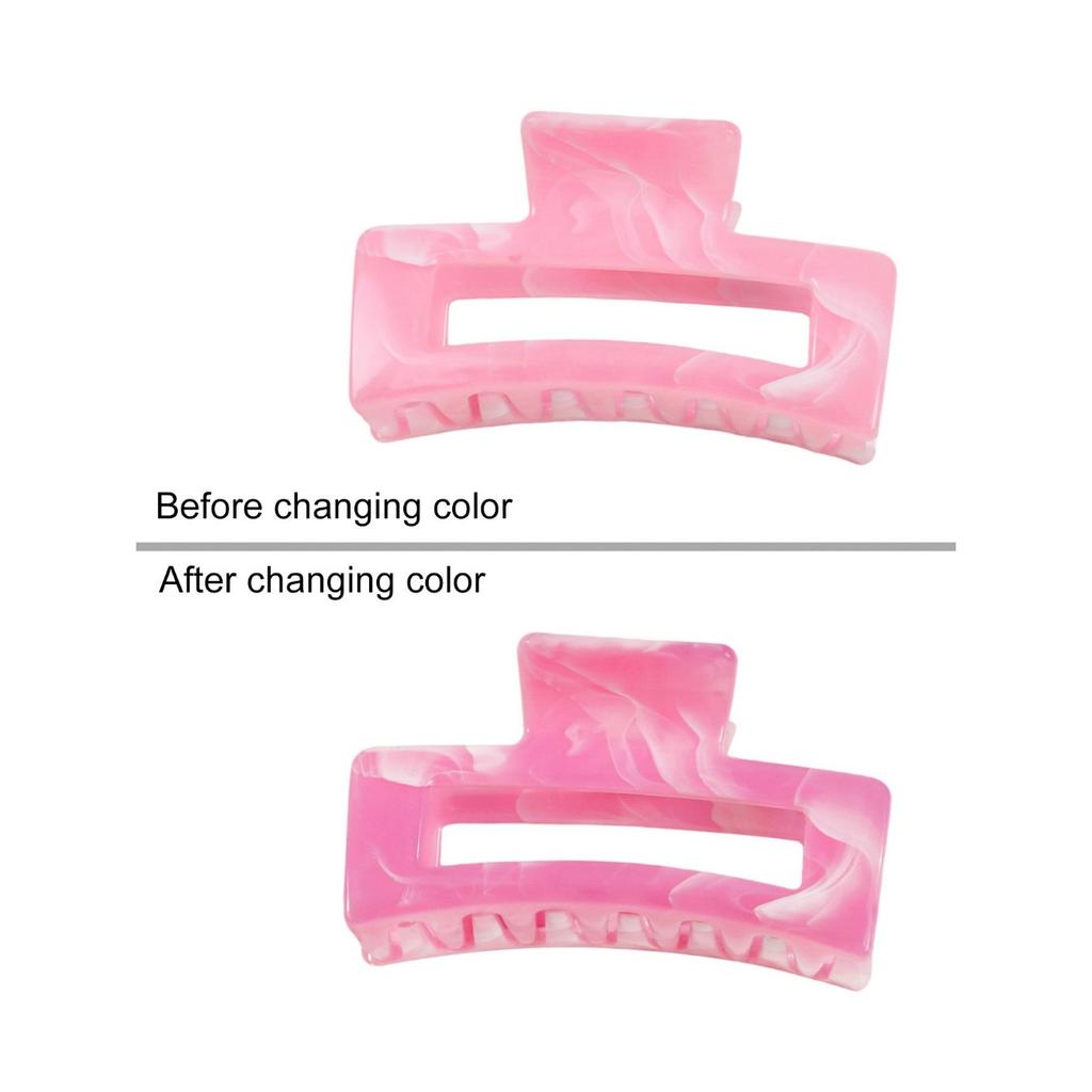 New Hawaiian Flower Hair Claw Clips Discoloration In Sunlight, Strong Hold Beach Hair Accessories for Women Thin Thick Hair