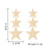 Vintage Long Star Dangle Earrings for Women Trendy Metal Golden copper Color Punk Statement Dangle Earrings Party Zircon