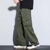 M-8XL Spring/Summer Men's Casual Wide Leg Pants, Hong Kong & Japanese Style