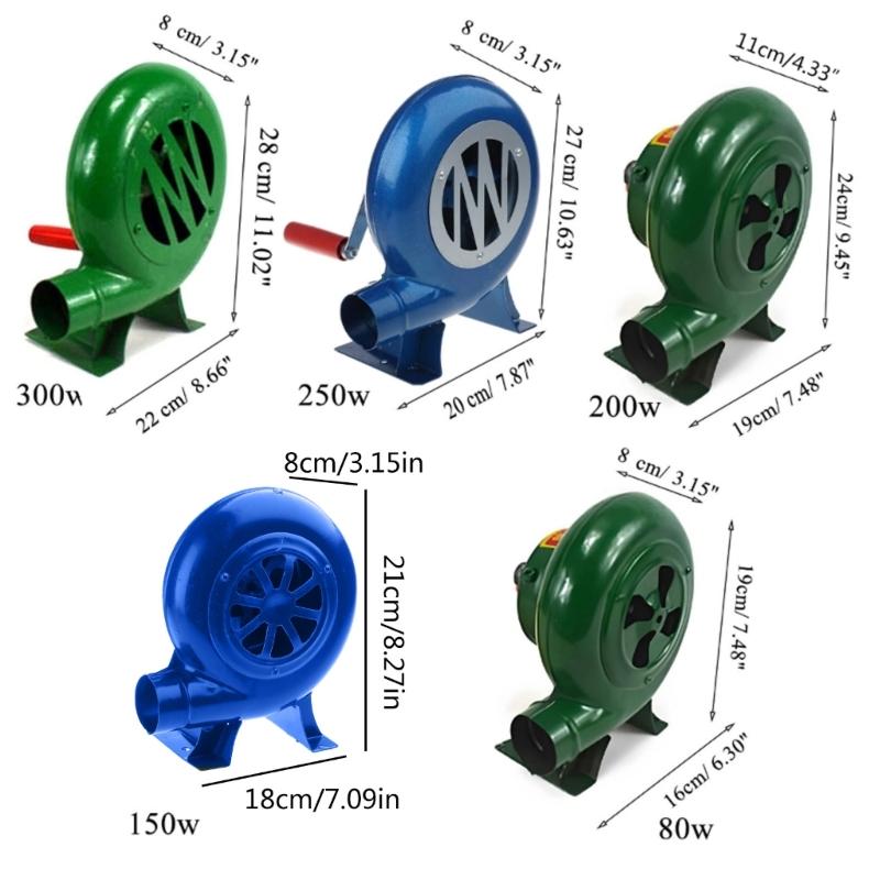 Outdoor Cooking BBQ Fan Portable Hand Crank Fan Air Blower Grill Picnic Camping Stove Accessories Barbecue Fire Tools