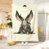 Cartoon S-Shan Hai Jing Beasts Throw Soft Warm Throw Blanket For Bedroom Living Room Bed Travel Camping Picnic Gift