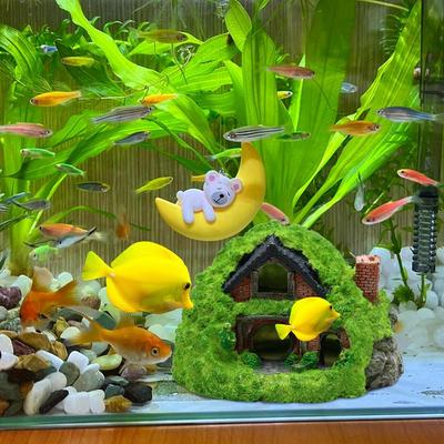 Aquarium Caves And Hides For Fish Aquarium Cave Fish Hide Resin Aquarium House Fish Tank Decor Betta Fish House Small Cave