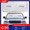 Cup Holders Car Windshield Sun Visor UV Sunshade Protection Shield For Jeep Grand Cherokee Wrangler JK Gladiator Compass Renegad