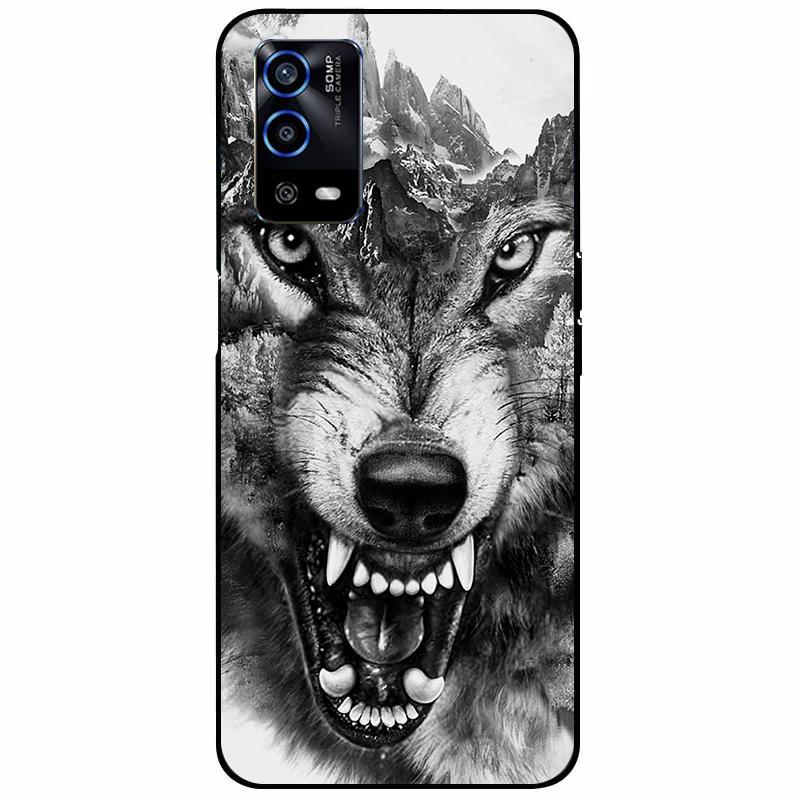 For Oppo A55 4G Case 6.51'' Soft Silicone Protective Marble Phone Cover for Oppo A55 Case TPU Funda For OPPOA55 A 55 CPH2325 Bag