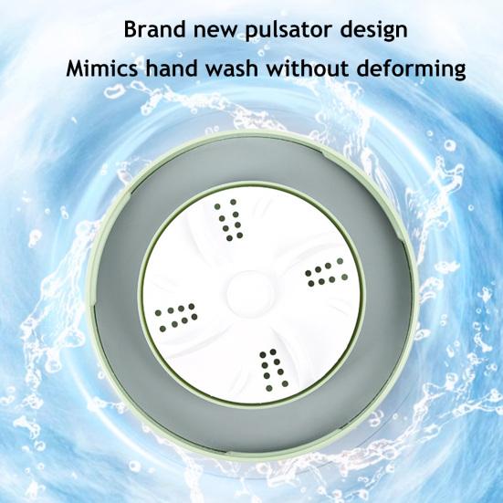 Portable Mini Washer Wireless Charging Underwear Laundry Cup Automatic Hands-Free Cleaning Washing Machine for Travel Home Use