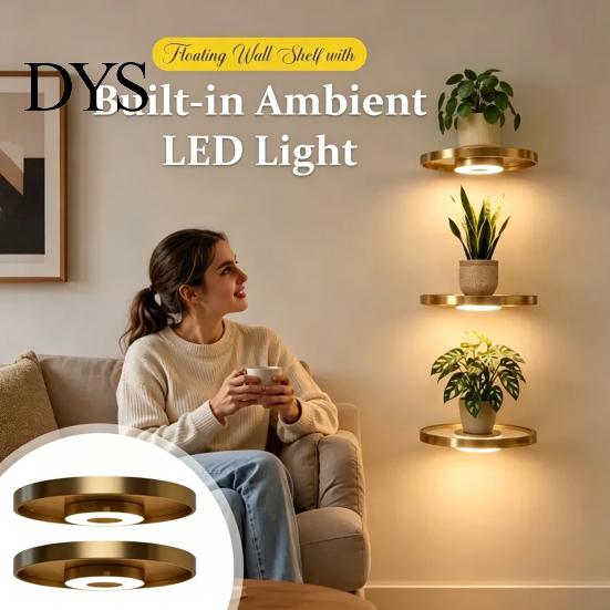 Floating Air Bonsai Pot Magnetic Levitating Plant with LED Light, Rotating Office Table Accessory Holder, USB Powered Levitation Planter, Desktop