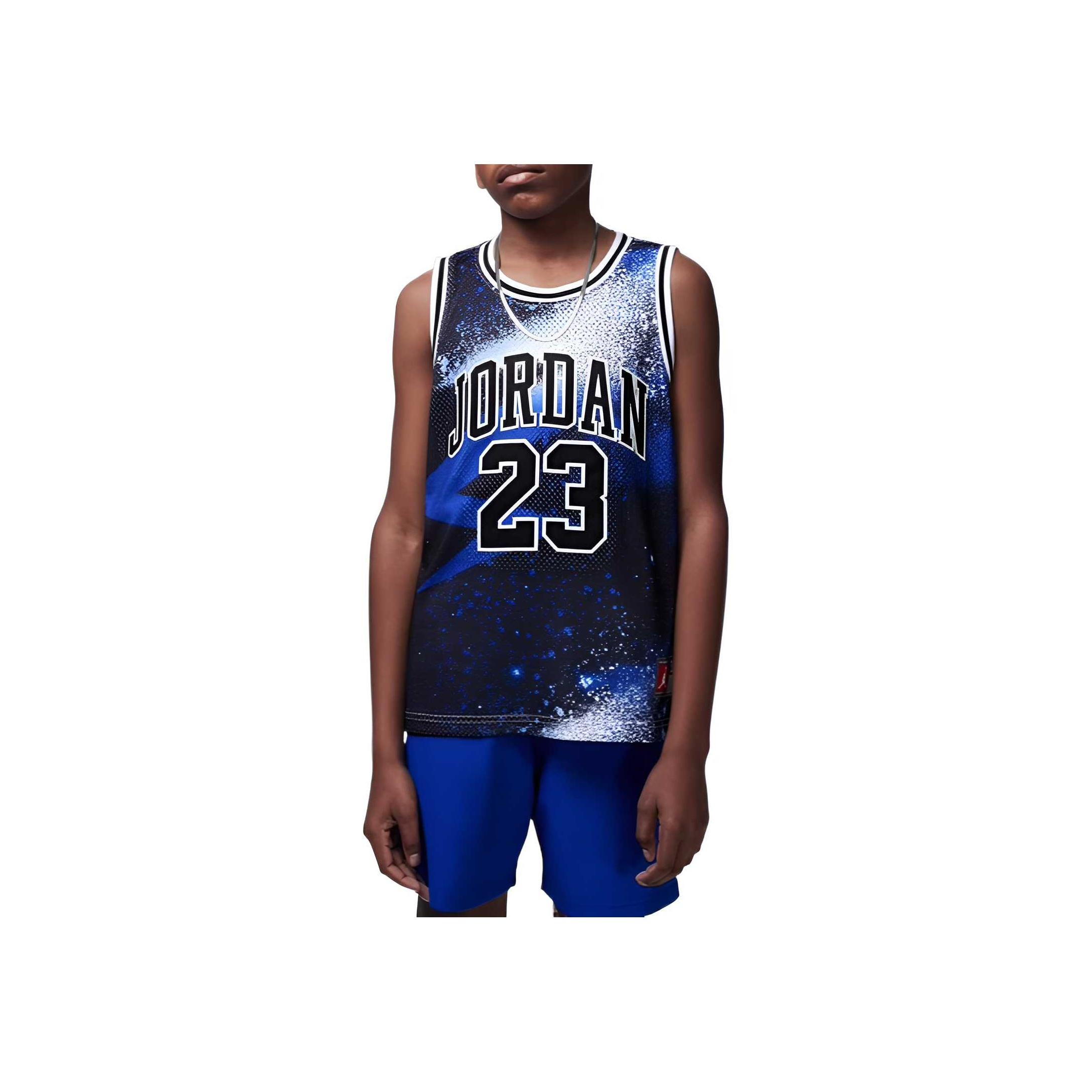 

Jordan Tank Top Comfortable Fashion Trendy Versatile Kids Tops Black Royal-Blue FV3168-017 L
