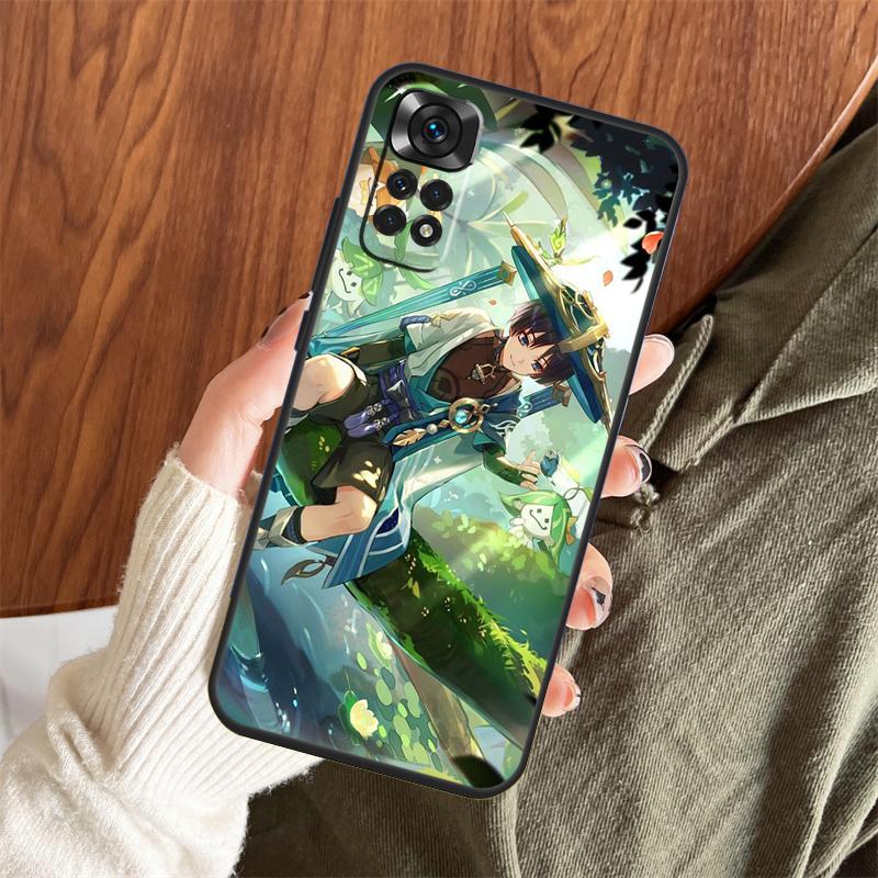 Genshin Impact Wanderer Case For Xiaomi Redmi 9 10 9A 9C 9T 10A 10C Cover For Redmi Note 11 12 8 9 10 Pro 10S 11S