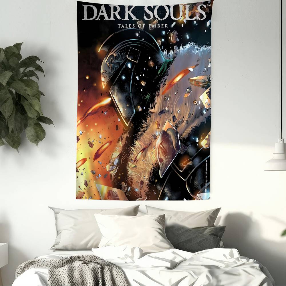 DARK SOULS Adventure Game Hanging Bohemian Tapestry Hanging Tarot Hippie Wall Rugs Dorm Home Decor