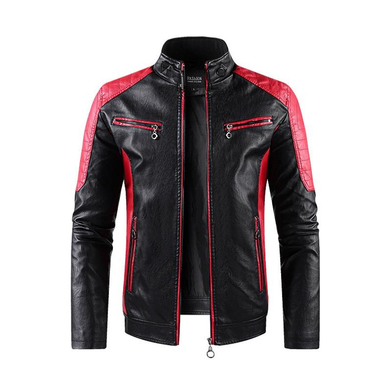 Мужская кожаная куртка Spring Rock — фото 5