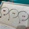Gemstone Inlaid Zircon Necklace Neck Chain Niche Versatile Light Luxury Elegant Woman