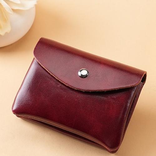 Fashion Retro Leather Women Wallet Clutch Bag Coin Purse Key Earphone Bank Card Storage Mini Purses Coin Pouch