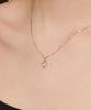 Loveenb [14K Gold] Melting Heart Necklace