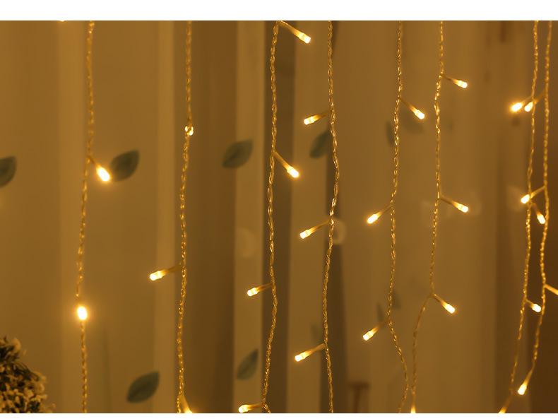 Starry Sky Waterproof Icicle Curtain Fairy Lights for Outdoor Decoration