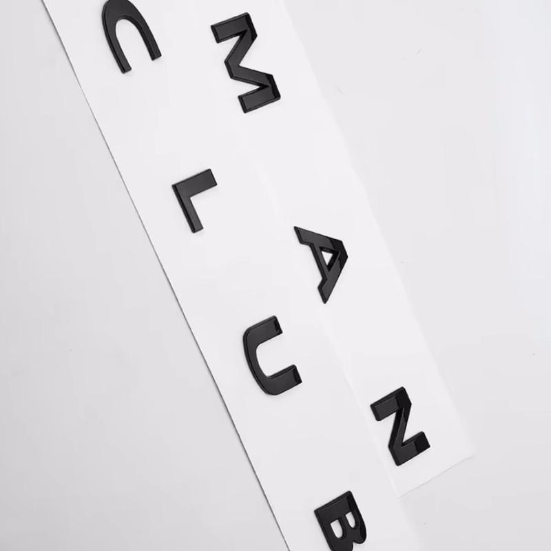 Αυτοκίνητο 3D ABS Μαύρο Λογότυπο Clubman Έμβλημα Countryman Γράμματα Αυτοκόλλητο Σήμα Πορτμπαγκάζ Αυτοκινήτου Για Mini Cooper S Countryman R60 F60 Αξεσουάρ