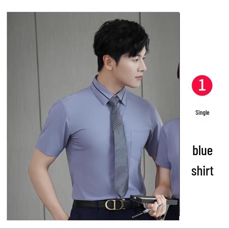 Qian Yiyang Professional Short-Sleeve Uniform Shirt 2XL
