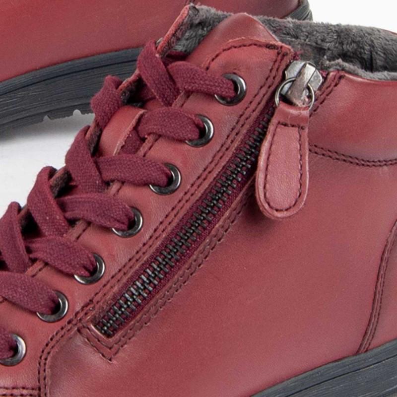 Women's Casual Leather Bootie. Purapiel Botilina 99462