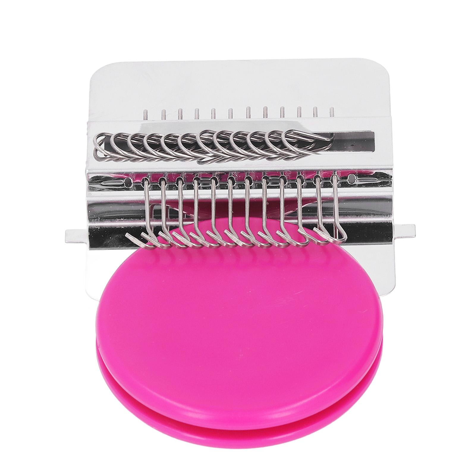 

Мини-вязальная машина Rose Red 12 игл Простая в эксплуатации мини-ткацкая машина Ручная вязальная машина