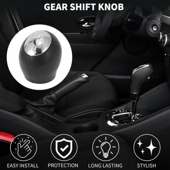 6 Speed Gear Shift Knob No328650005R for Renault Laguna 2007- Plastic Black