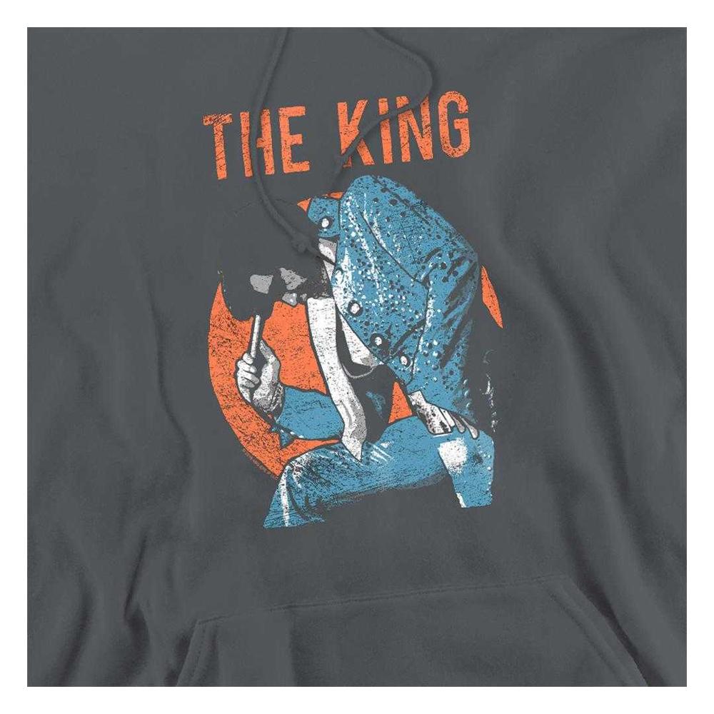 Elvis Presley Unisex Adult Mic In Hand Hoodie