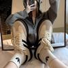 Leather Ultra-light Flat-soled Women's Little White Shoes Spring New Lightweight Soft-soled Versatile Sports and Leisure Shoes
