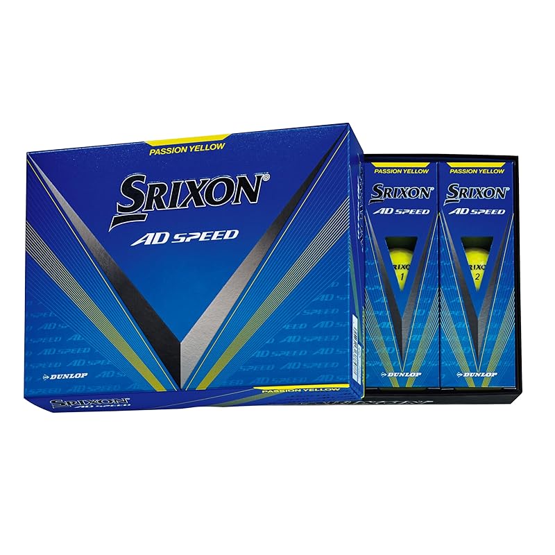 

dunlop golf balls SRIXON AD SPEED3 2024 model 1 dozen (12 pieces) passion yellow