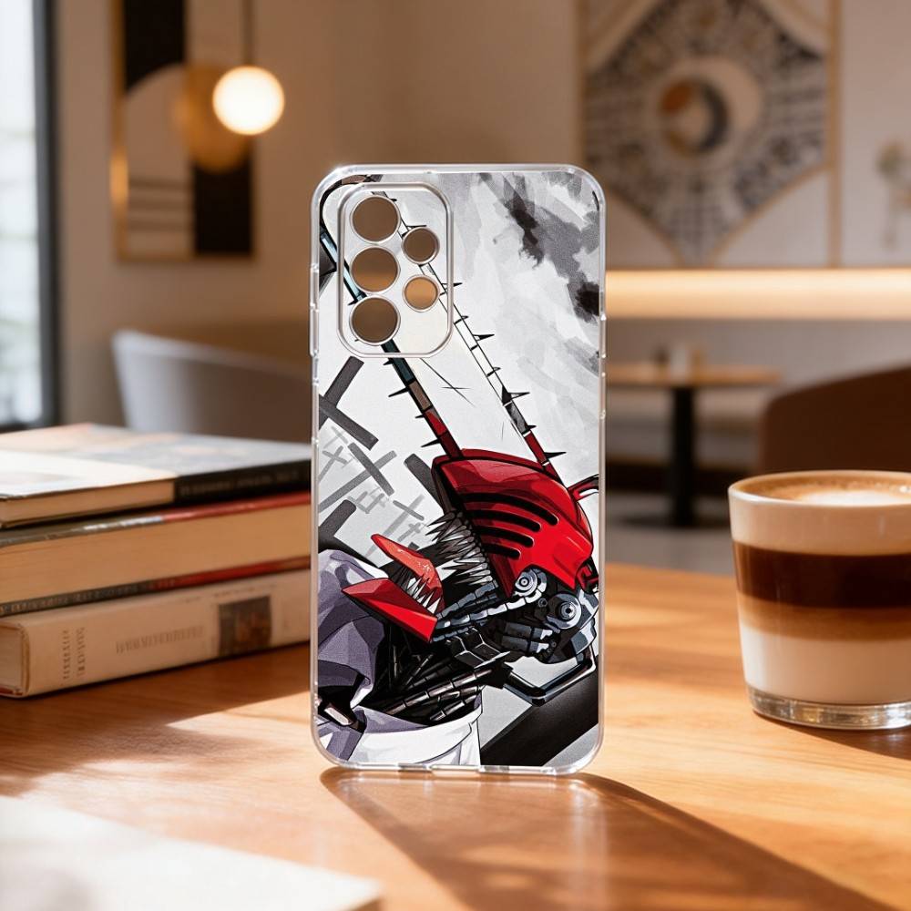 

Chainsaw-W M-Man Phone Case For Samsung S25,S24,S21,S22,S23,S30,Ultra,S20,Plus,Fe Transparent Cover Samsung S21
