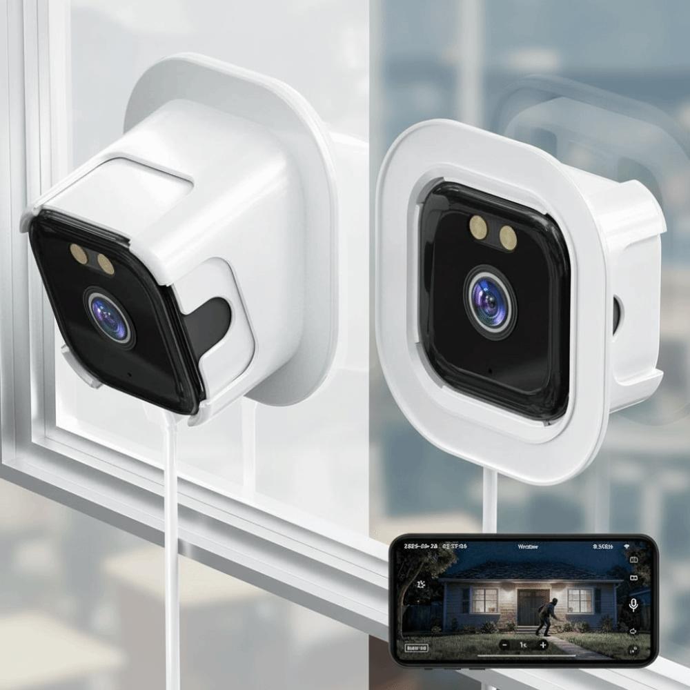 Smart 2K WiFi Window Camera Motion Detection Indoor Surveillance Camera Security Monitor