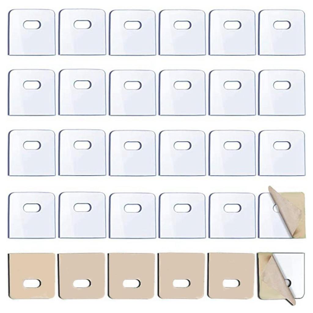 50pcs Clear Vertical Blind Repair Tabs Friendly
