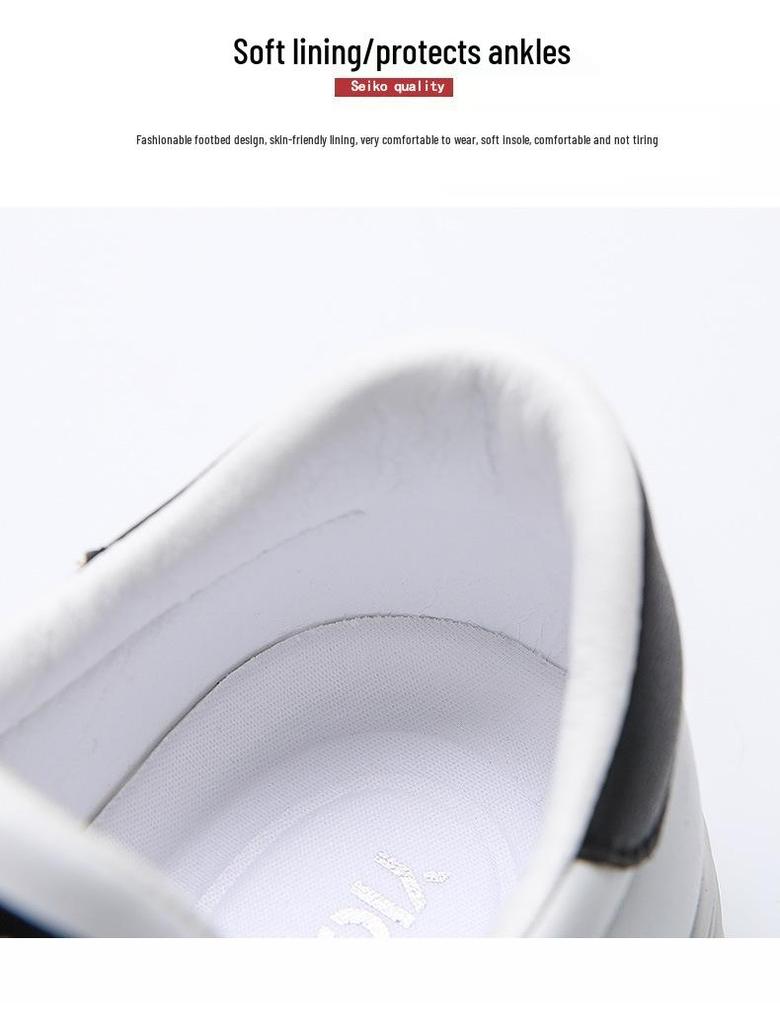 Men's 2025 Spring Casual White Korean Style Versatile Sneakers - Student Sports & Running Shoes