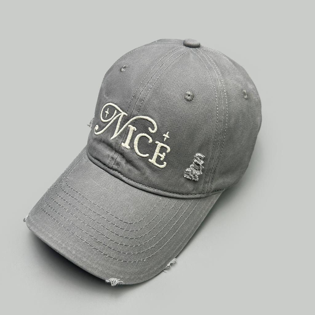 Spring And Summer Hole Design Embroidered Nice Letter Baseball Cap Men'S And Women'S Sunshade Retro Personalized Cap