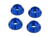 POSH 004086-01 Motorcycle Equipment NASA Type Cap Holder for M6 Blue
