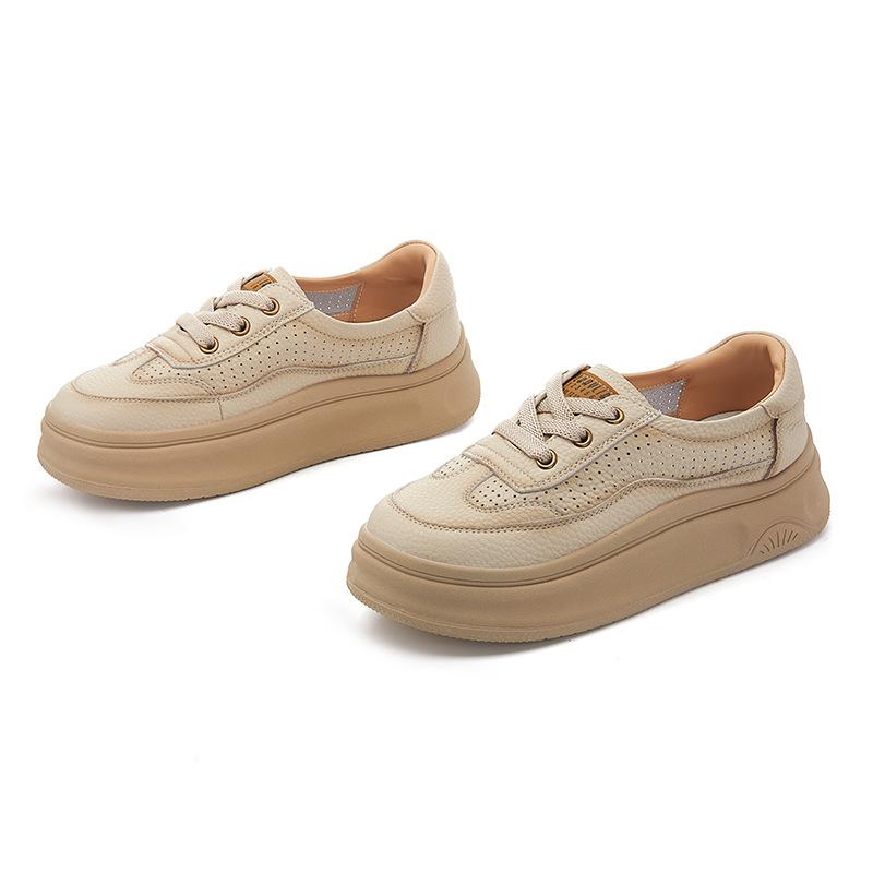 

Small size 34 large size 41 leather little white shoes women s 2025 autumn and summer new ethnic style retro single women s casual women s shoes 41