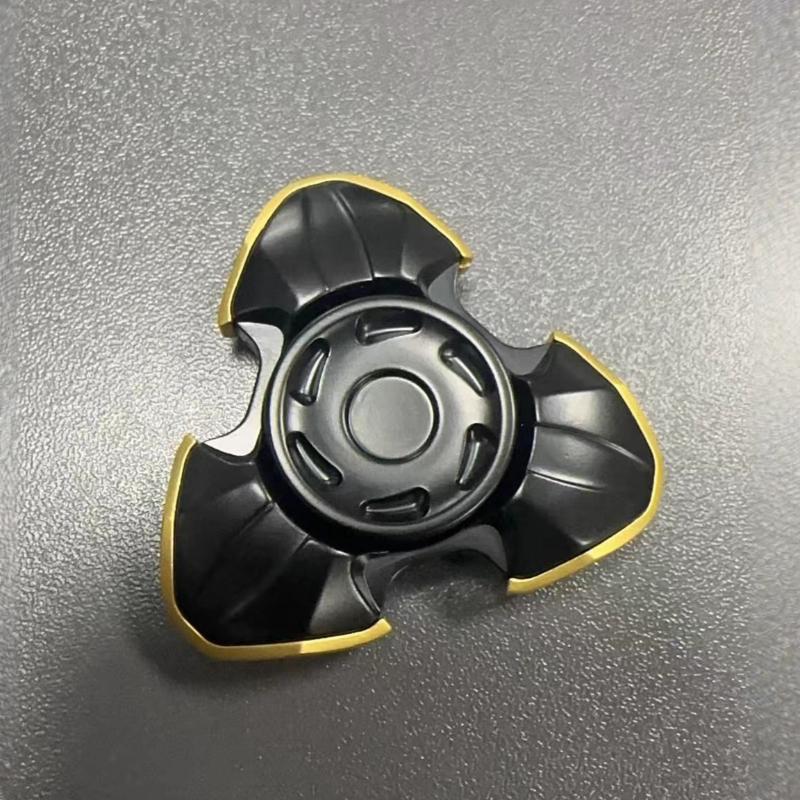 Apen Armor Fidget Spinner Metal Hand Fingertip Spinning Top Tip Rotating EDC Office Desk Stress Relief Toy Anti Anxiety Autism