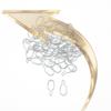 50 buc PVA Bag Link Clip PVA Mesh Coarse Method Feeder Accesorii pentru pescuitul crapului