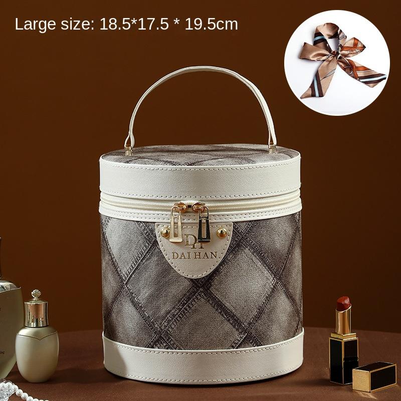 Maillard Color Bucket Bag Kosmetické pouzdro Velkokapacitní kosmetická taška na suvenýry Multifunkční voděodolná přenosná