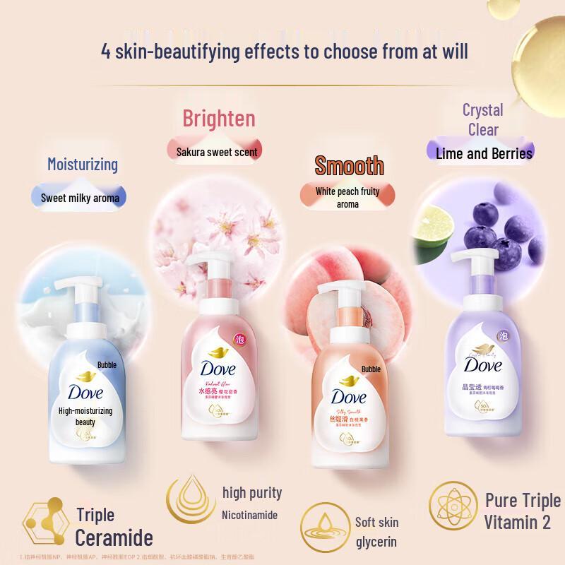 Dove White Peach Scented Nourishing Body Wash