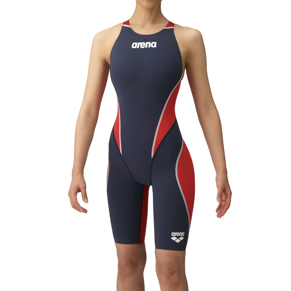 

50th Anniversary You Made Racing Swimsuit Open Back Size O Stretch Fabric [Arena] FINA Approved Women s AQUAFORCE FUSION-Tri Half-Spats (Cross