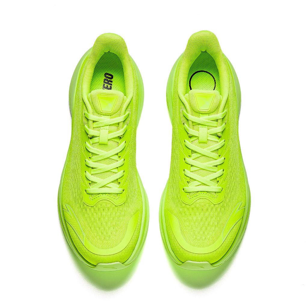 Anta A-Shock 7 Leichte Stoßdämpfung Rutschfest Niedrig geschnitten Laufschuhe Herren Sneaker Fluoreszierendes Grün 912615511-6