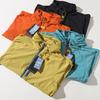 Outdoor Hooded Jacket Couple Matching Summer Sports Wear Men's Style Two-Way Zipper Waterproof Running Clothes