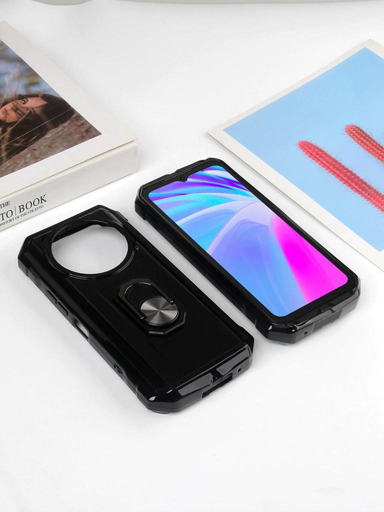 Geschikt voor Doogee V30 Pro telefoonhoesje, beugel