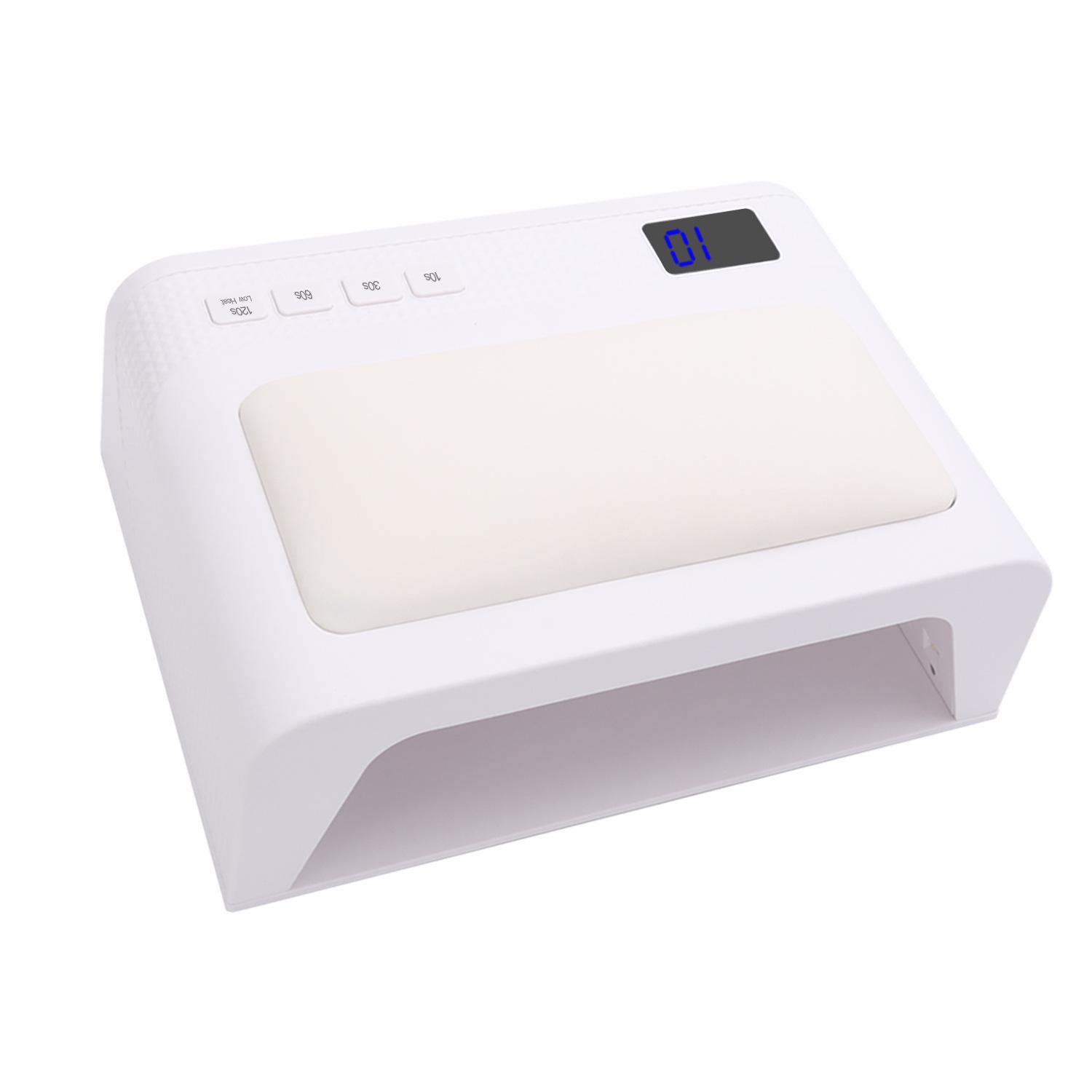 

Red Light Quick-Dry Portable Nail Gel Curing Lamp with Hand Rest for Salon Use Red Light Hand Rest Lamp - US Standard